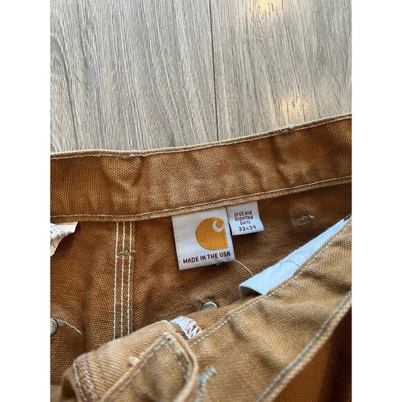 Vintage Carhartt Double Knee Carpenter Denim 31 - Picture 7 of 8